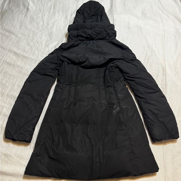 Moncler Renne Giubbutto Renne Feather Down Long Jacket Black Coat 1 - Picture 7 of 11